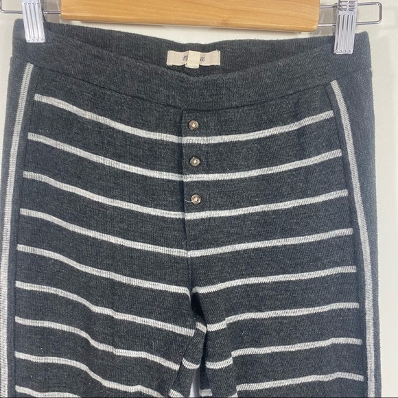 Madewell Gray and White Striped Sleep Leggings - Picture 5 of 9